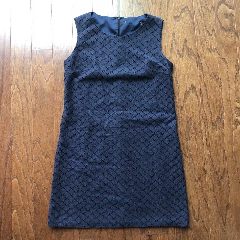 Navy blue lace dress
